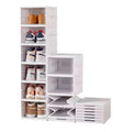 6-layer plastic shoe rack