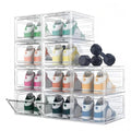 Plastic shoe storage box